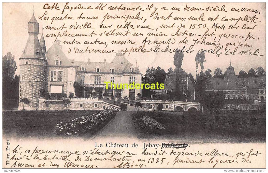 CPA  LE CHATEAU DE JEHAY BODOGNEE - Amay