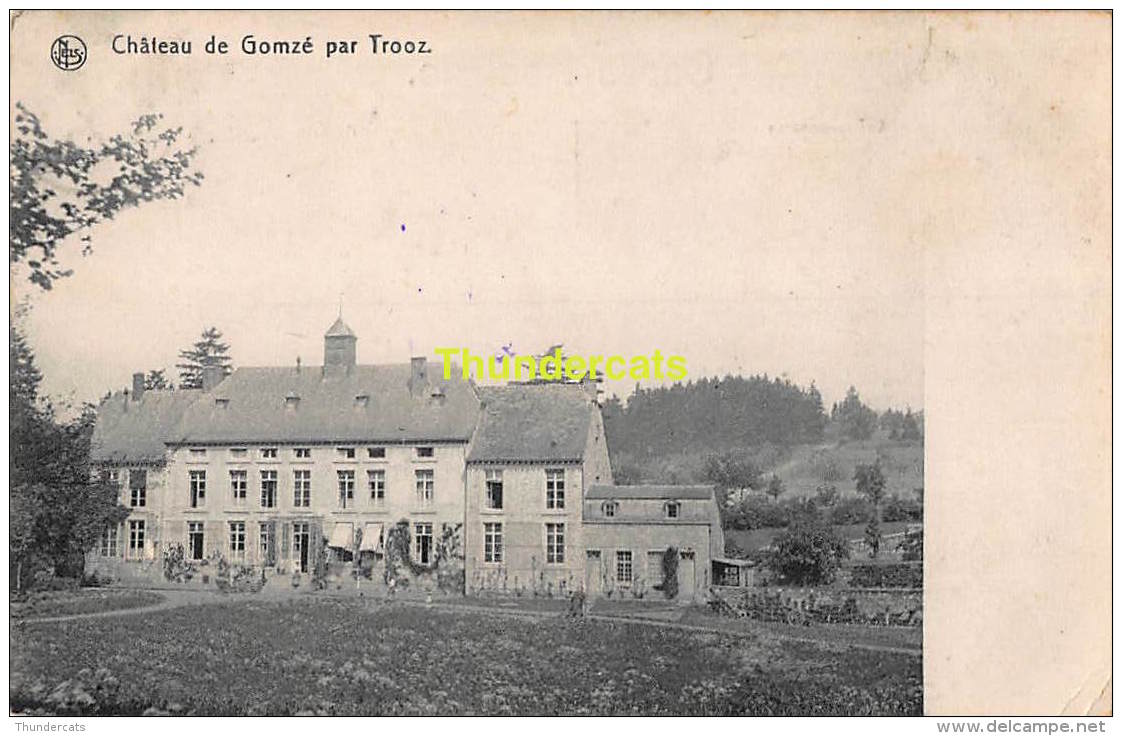 CPA  CHATEAU DE GOMZE PAR TROOZ - Trooz