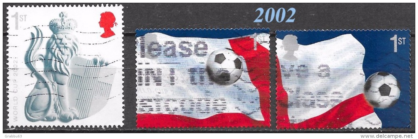 GB  - Football, Coupe Du Monde 2002 - Oblitérés - Lot 408 - Usados