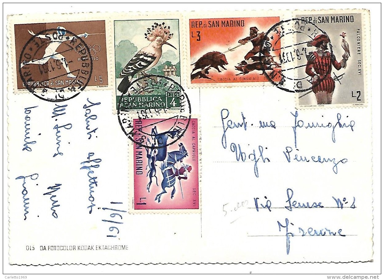 REP. SAN MARINO MISTI - Used Stamps