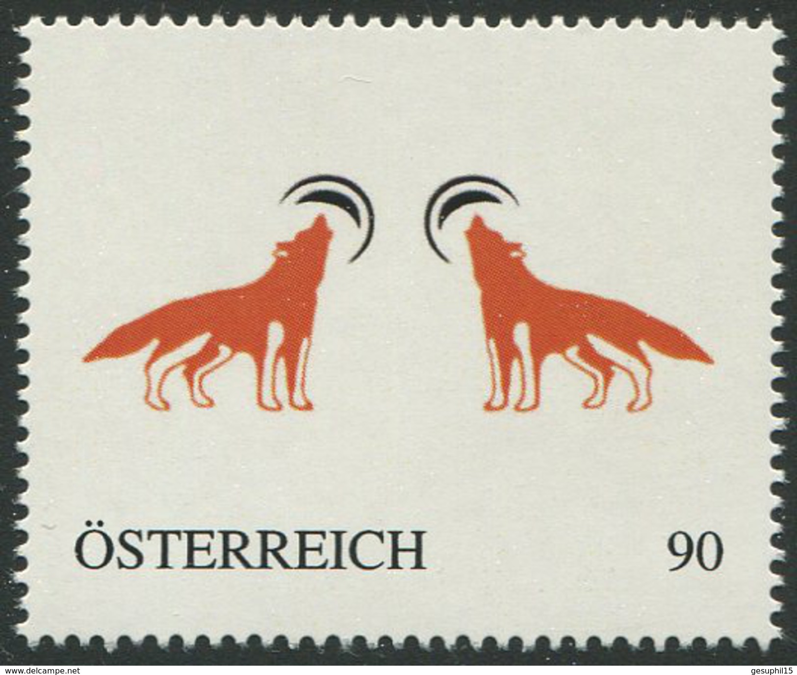 ÖSTERREICH / PM Nr. 8111229 / Wolf / Postfrisch / ** - Personalisierte Briefmarken