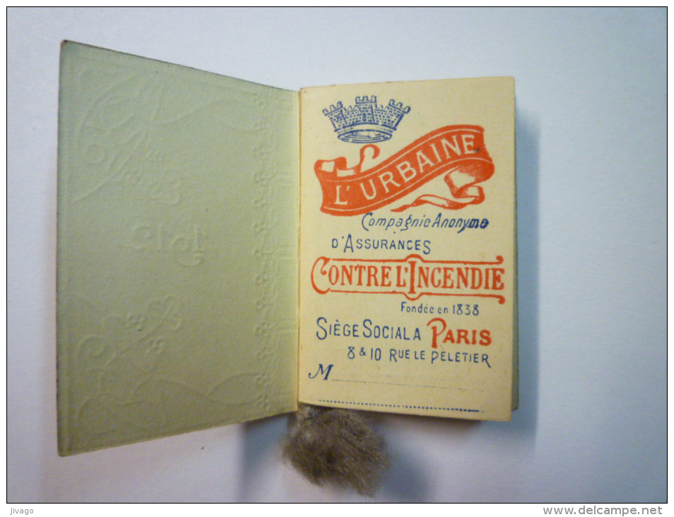 Très Joli Mini  CALENDRIER  PUB  1912  ((Format 3,5 X 5,5cm) - Sonstige & Ohne Zuordnung