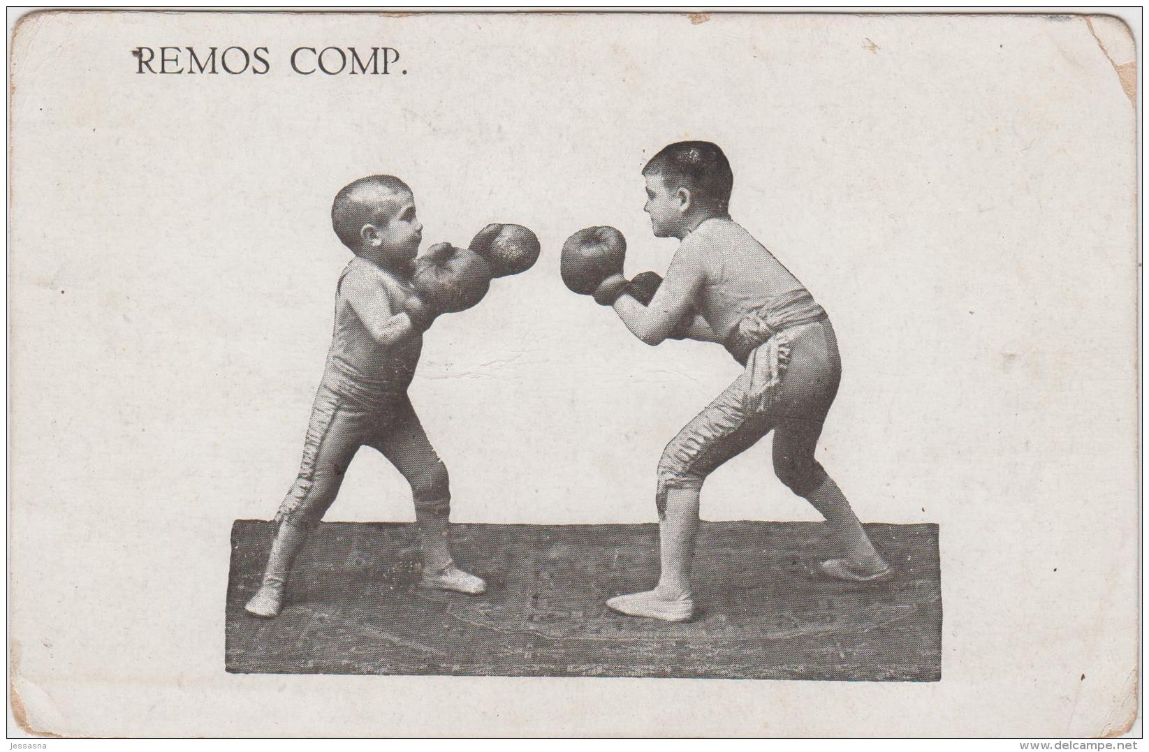 AK - Remos Comp. JUNGEN BOXEN Um 1900 - Boxsport