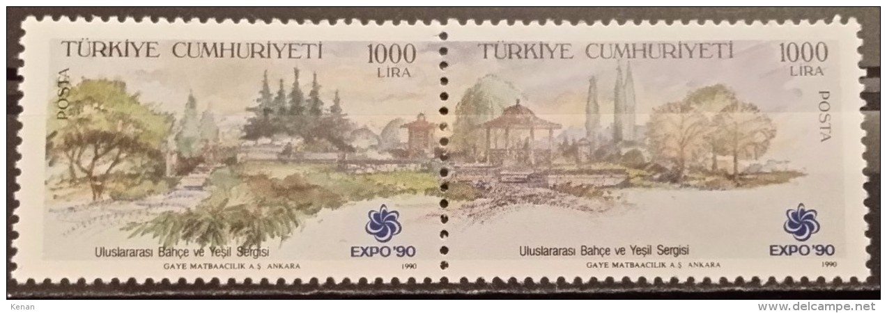 Turkey, 1990, Mi: 2878/79 (MNH) - Ungebraucht