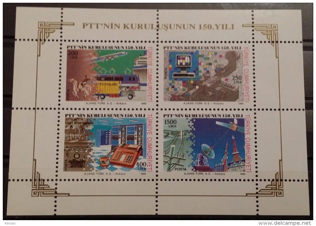 Turkey, 1990, Mi: Block 29 (MNH) - Ungebraucht