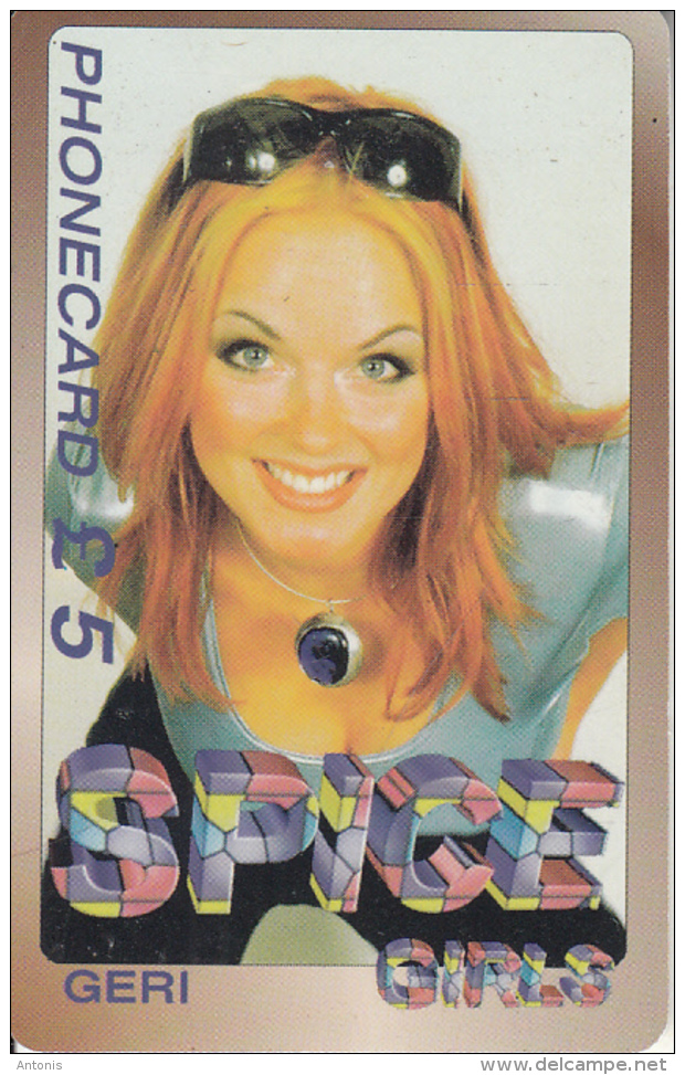 UK - Spice Girls/Geri, UK International Phonecard 5 Pounds, Used - Musique