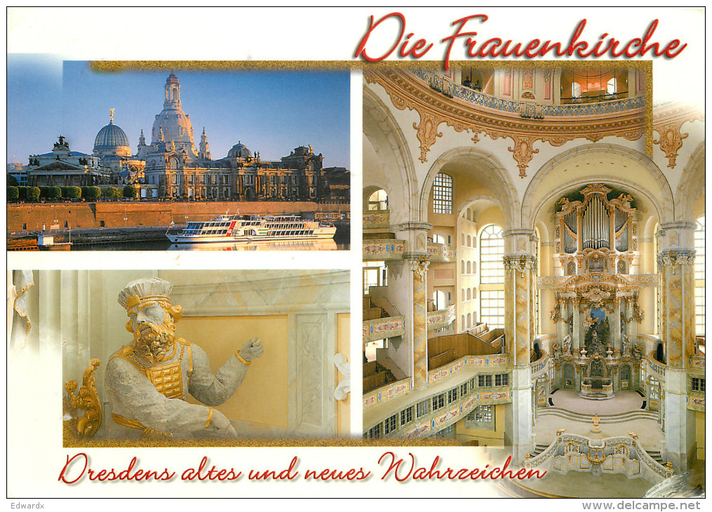 Frauenkirche, Dresden, Germany Postcard Posted 2012 Stamp - Dresden