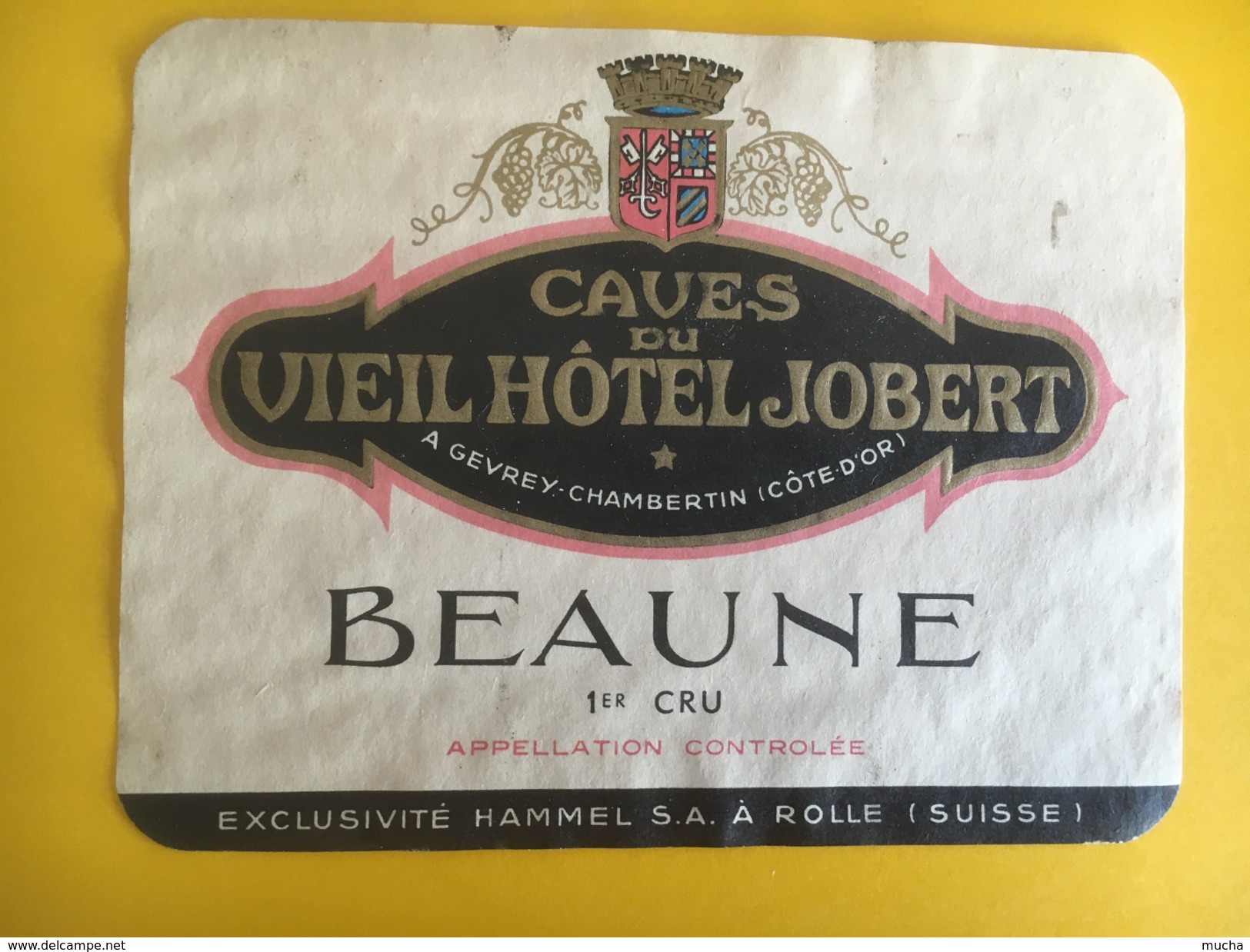 1947 - Beaune Caves Du Vieil Hôtel Jobert à Gevrey Chambertin - Bourgogne