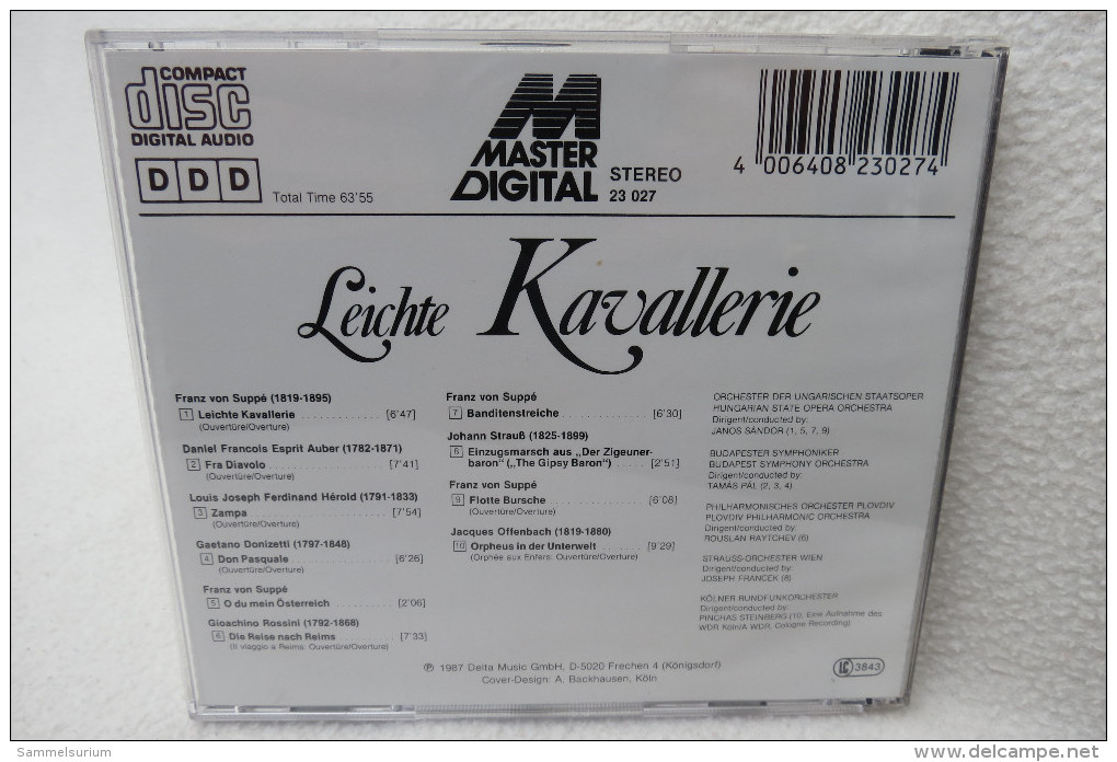 CD "Leichte Kavallerie" Das Schönste Von Suppé, Offenbach, Strauss, Rossini - Klassik