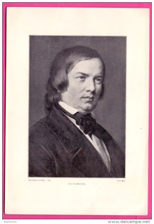 PIC00057 Perry Picture Of Composer Robert Schumann - Collections