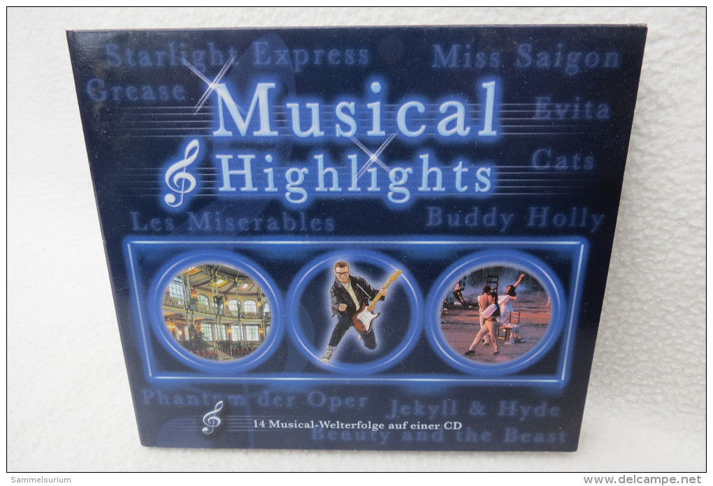CD "Musical Highlights" 14 Musical-Welterfolge Auf Einer CD - Musicals