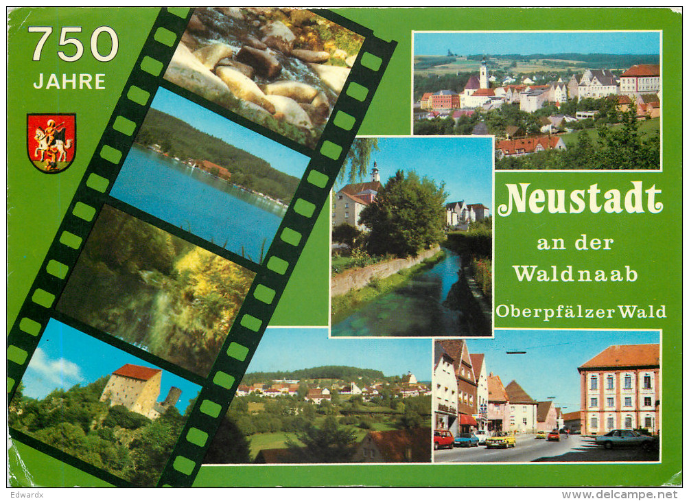 Neustadt An Der Waldnaab, Germany Postcard Posted 1989 Stamp - Neustadt Waldnaab