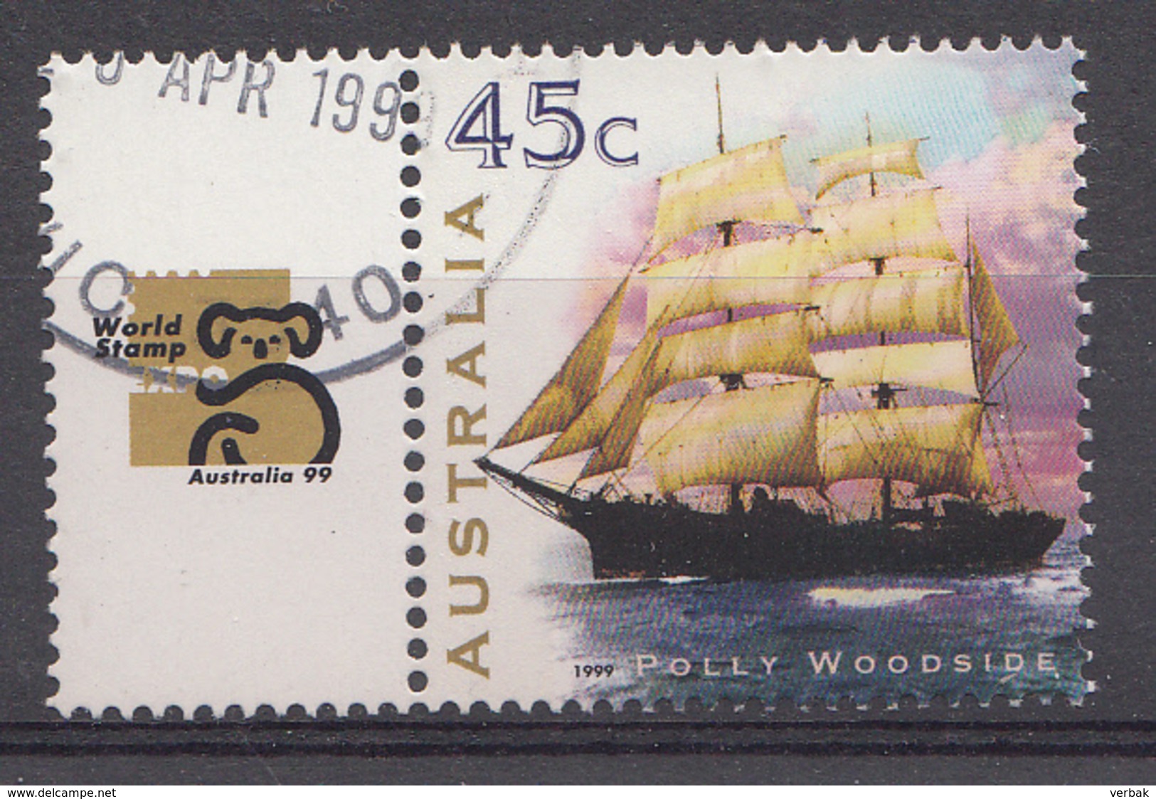 Australie 1999  Mi.nr: 1794 Segelschiffe   OBLITERE / USED / GEBRUIKT - Used Stamps