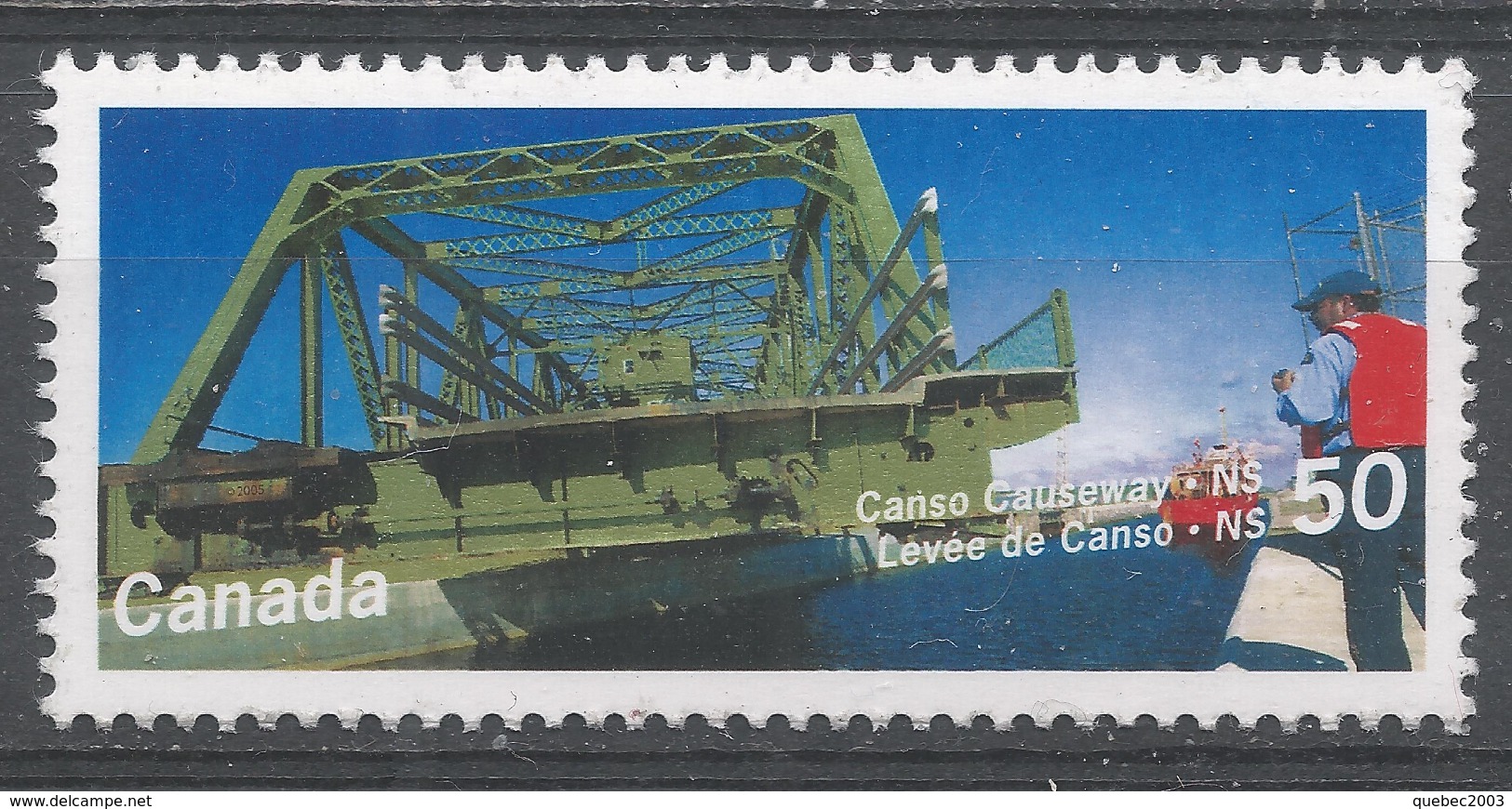 Canada 2005 Scott #2103 Canso Causeway, Nova Scotia (MNH) - Unused Stamps