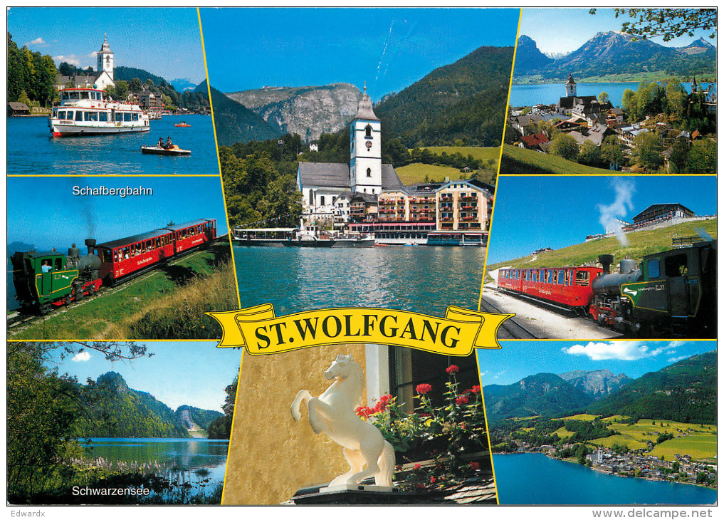 St Wolfgang Am Wolfgangsee, Oberosterreich, Austria Postcard Posted 2013 Stamp - St. Wolfgang