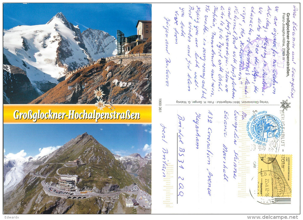 Grossglockner, Hochalpenstrasse, Karnten, Austria Postcard Posted 2012 Stamp - Other & Unclassified