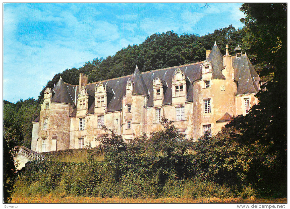 Chateau, La Chartre-sur-la-Loir, Sarthe, France Postcard Posted 2008 Meter - Autres & Non Classés