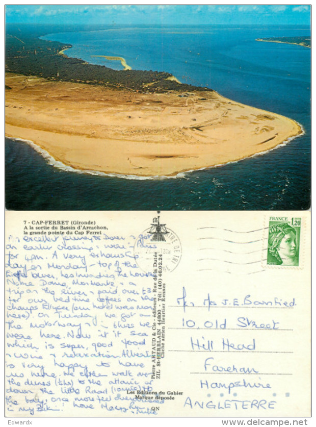 Cap-Ferret, Gironde, France Postcard Posted 1981 Stamp - Sonstige & Ohne Zuordnung