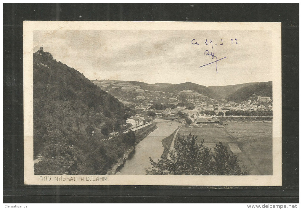 476n * BAD NASSAU * AN DER LAHN * 1922 **!! - Nassau