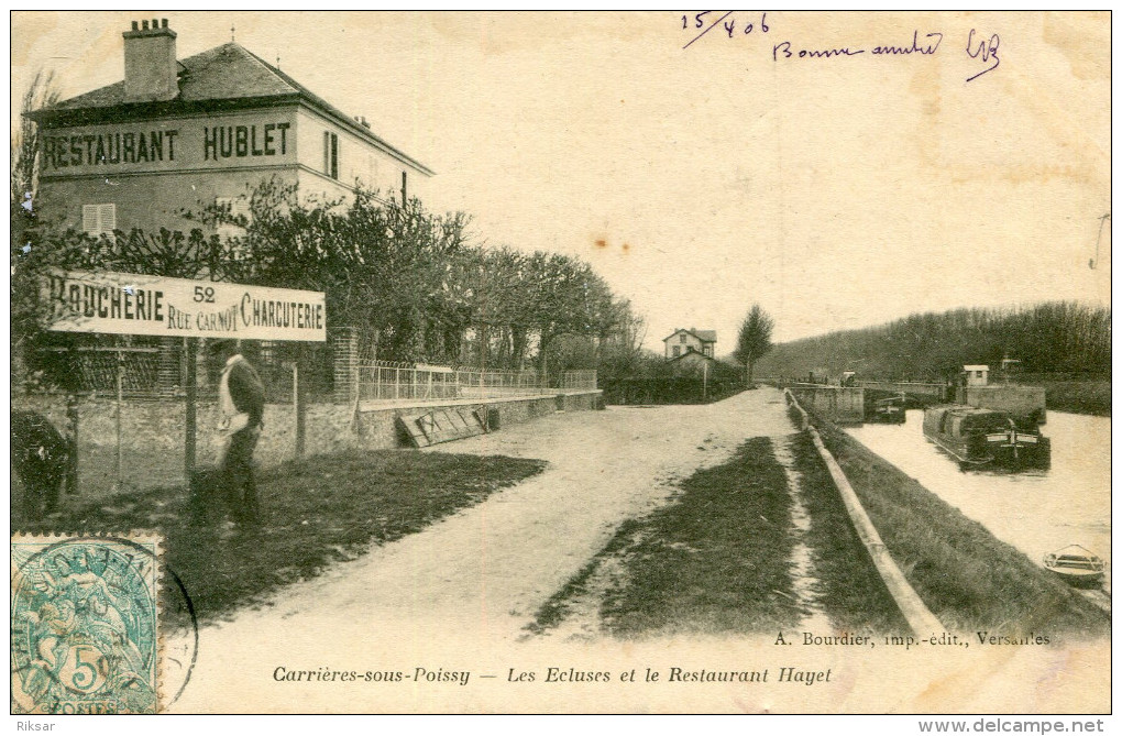 CARRIERES SOUS POISSY(YVELINES) RESTAURANT HAYET - Carrieres Sous Poissy