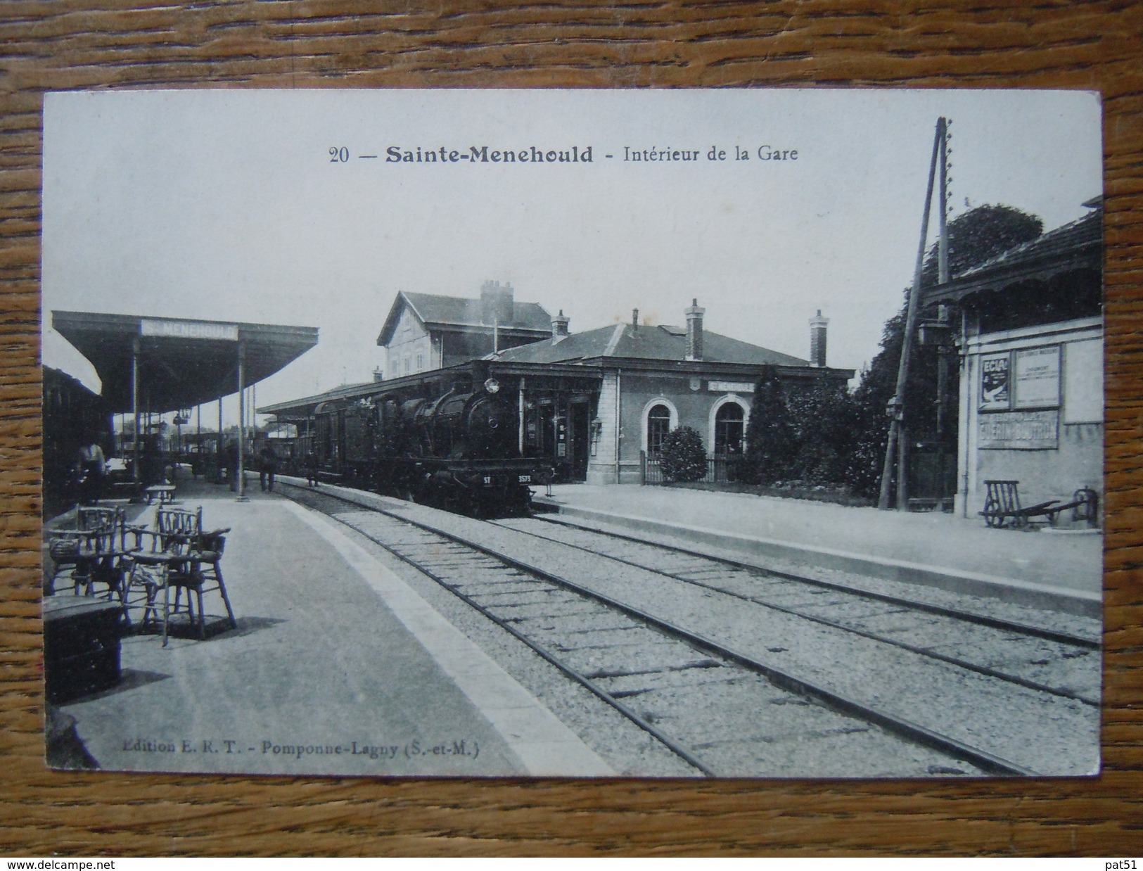 51 - Sainte Menehould : Intérieur De La Gare - Sainte-Menehould