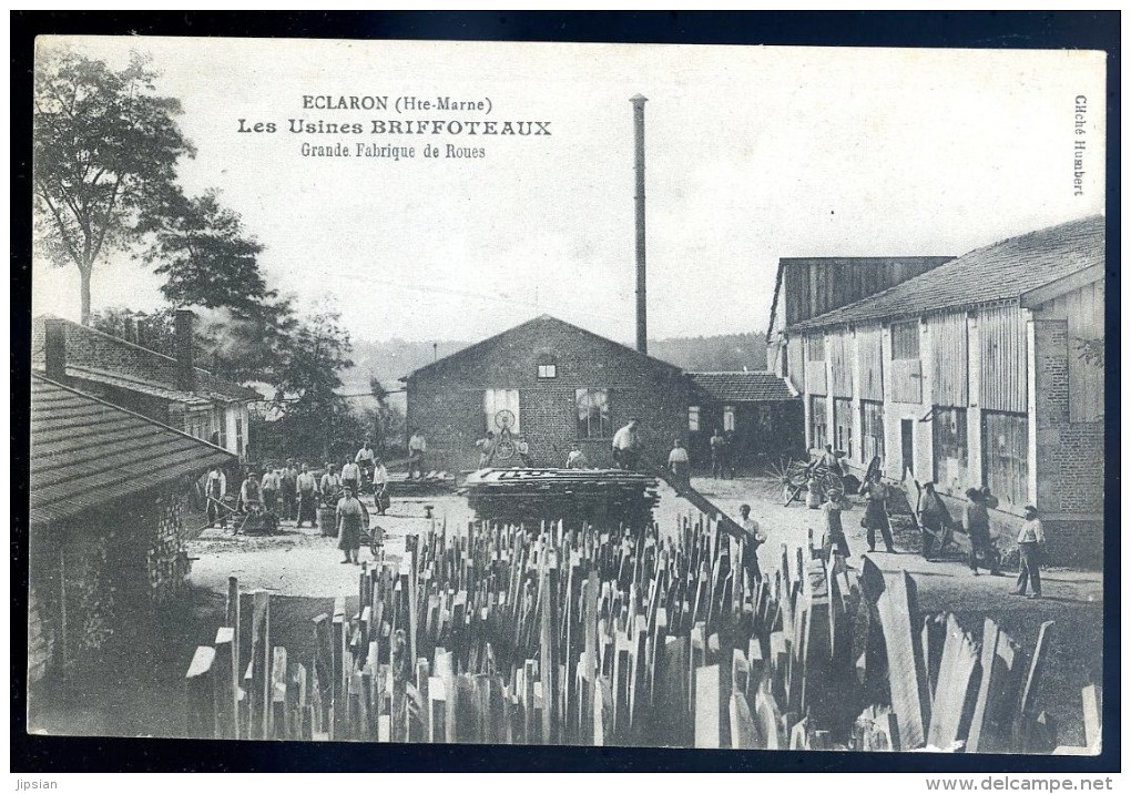 Cpa Du 52  Eclaron -- Les Usines Briffoteaux Grande Fabrique De Roues   JIP12 - Eclaron Braucourt Sainte Liviere