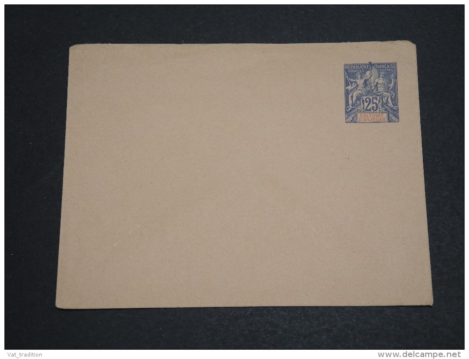 FRANCE / ANJOUAN - Entier Postal Type Groupe  - A Voir - L  3734 - Briefe U. Dokumente