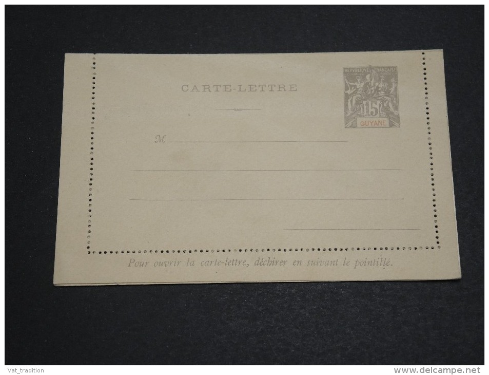 FRANCE / GUYANE - Entier Postal Type Groupe  - A Voir - L  3738 - Lettres & Documents