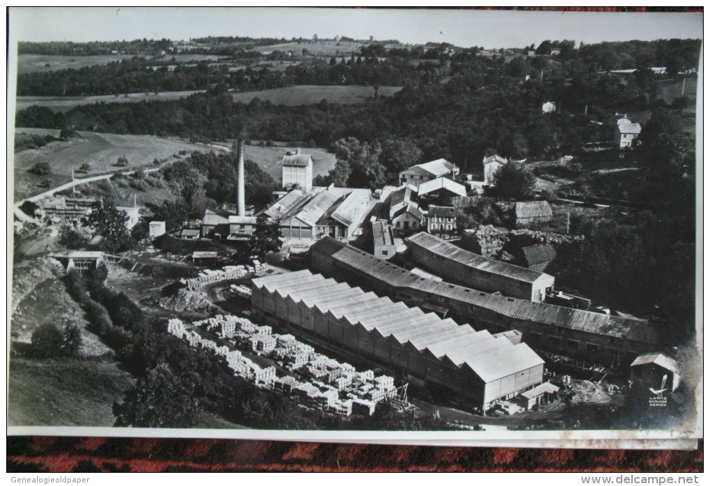 87 - CHATEAUNEUF LA FORET - GRANDE PHOTO ORIGINALE LAPIE -  1958- LA FORET ET USINE LE LONG   RIVIERE -PAPETERIE - Other & Unclassified