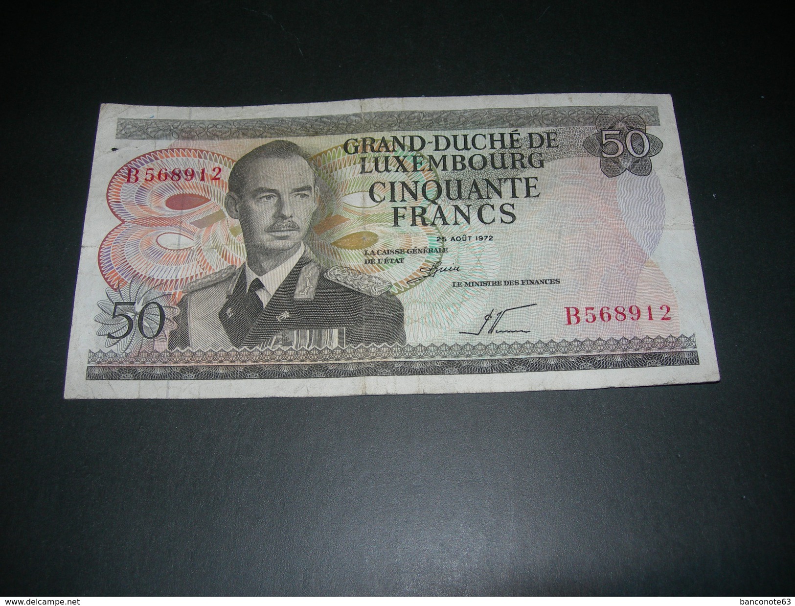 Luxembourg 50 Francs - Luxemburgo