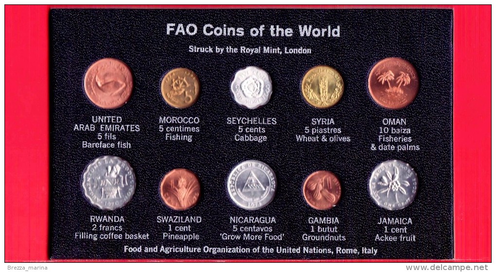 Monete - FAO - Coins Of The World - Struck By The Royal Mint, London - 10 - Altri & Non Classificati