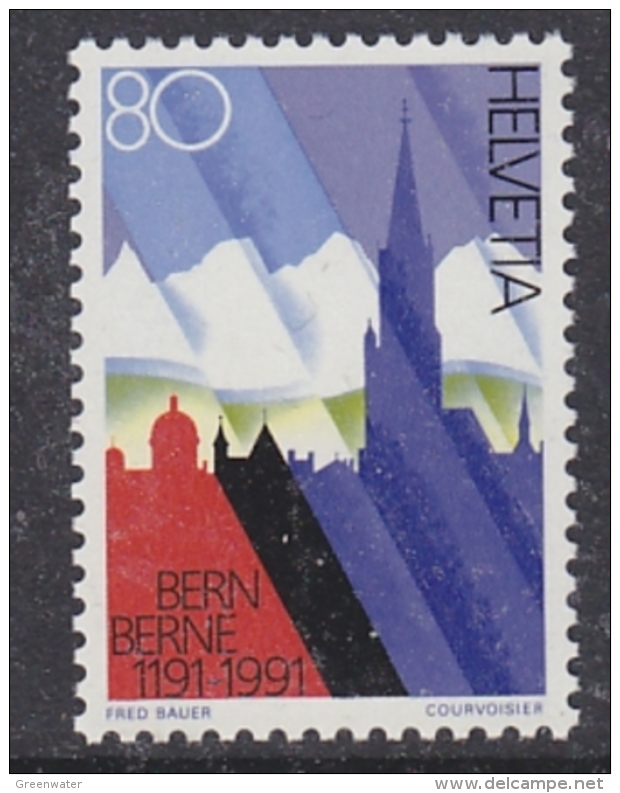 Switzerland 1991 800th Anniversary Of Bern 1v  (corner)  ** Mnh (32597F) - Booklets