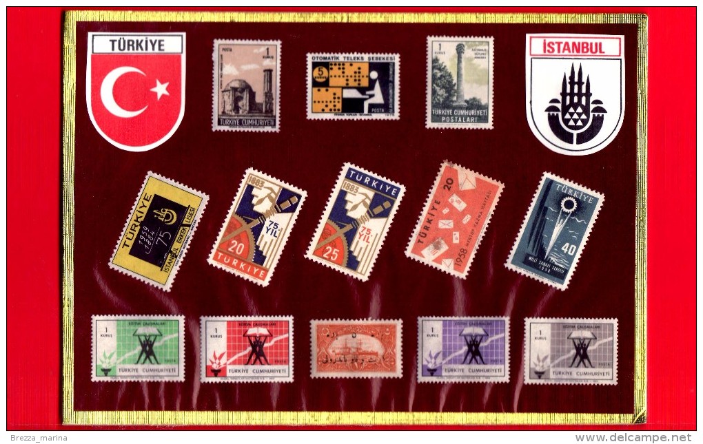 TURCHIA - Usato - 1950-1960 - Turkiye - Istambul - Collections, Lots & Series