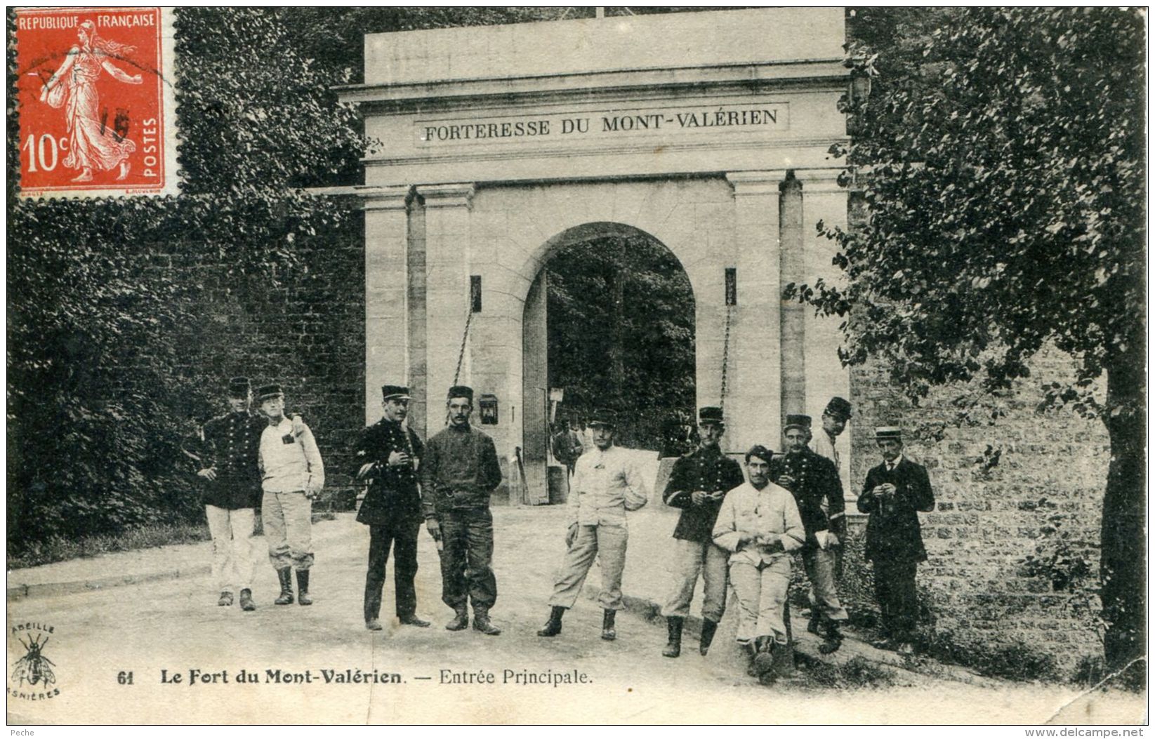 N°50613 -cpa Suresnes -fort Du Mont Valérien-entrée Principale- - Mont Valerien