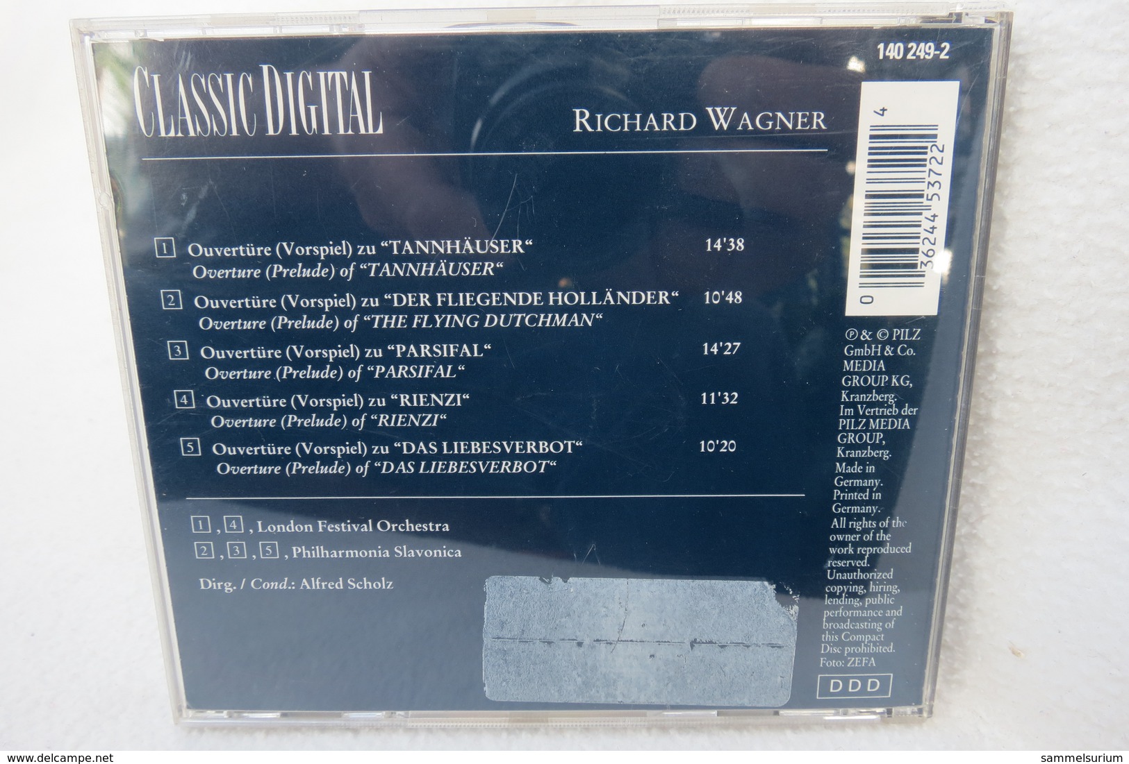 CD "Richard Wagner" Ouvertüren (Vorspiele) - Klassik