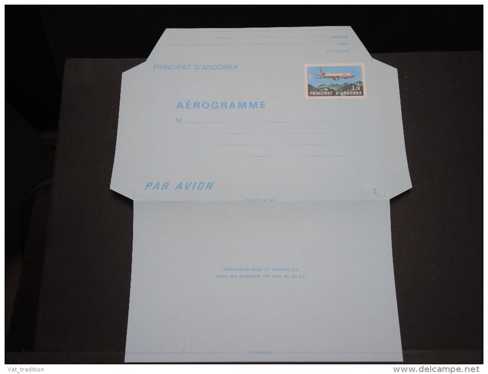 ANDORRE - Aérogramme Non Voyagé - A Voir - L  3845 - Cartas & Documentos