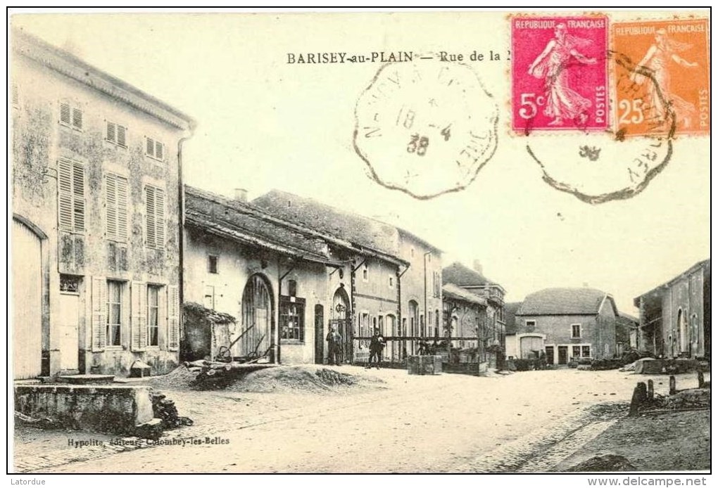 BARISEY Au PLAIN - Rue De La Mairie. - Other & Unclassified