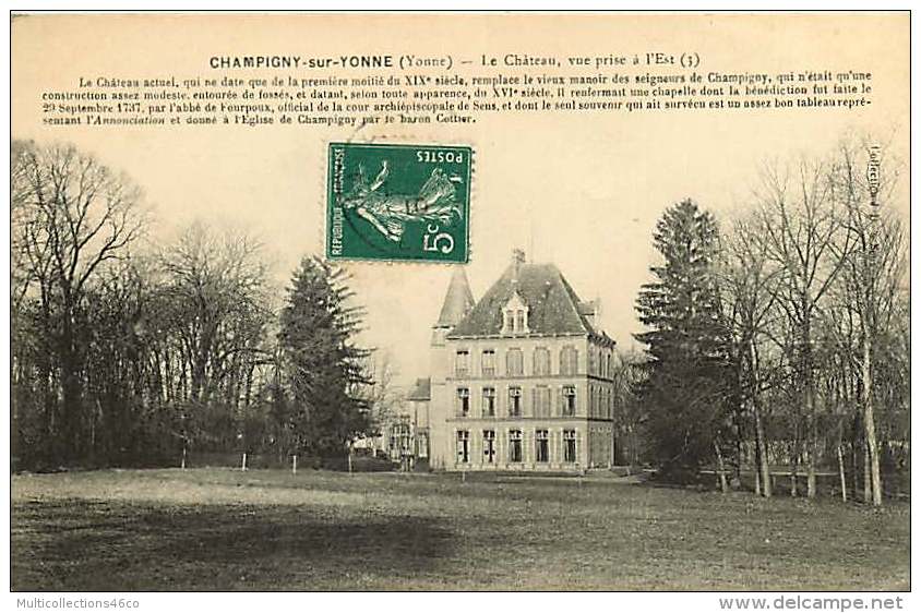 89 - 031016 - CHAMPIGNY SUR YONNE - Le Château Vue Prise De L'Est - Champigny