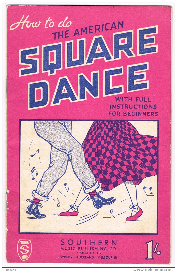 RB 1118 - How To Do The American Square Dance - 20 Page Australia Booklet - Leisure Music Theme - Autres & Non Classés