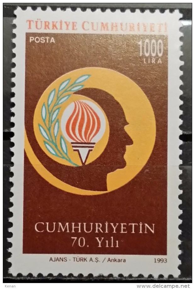 Turkey, 1993, Mi: 3008 (MNH) - Neufs