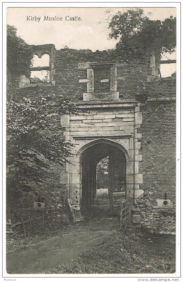 RB 1119 - Early Postcard - Kirby Muxloe Castle Gateway - Near Leicester Leicestershire - Autres & Non Classés