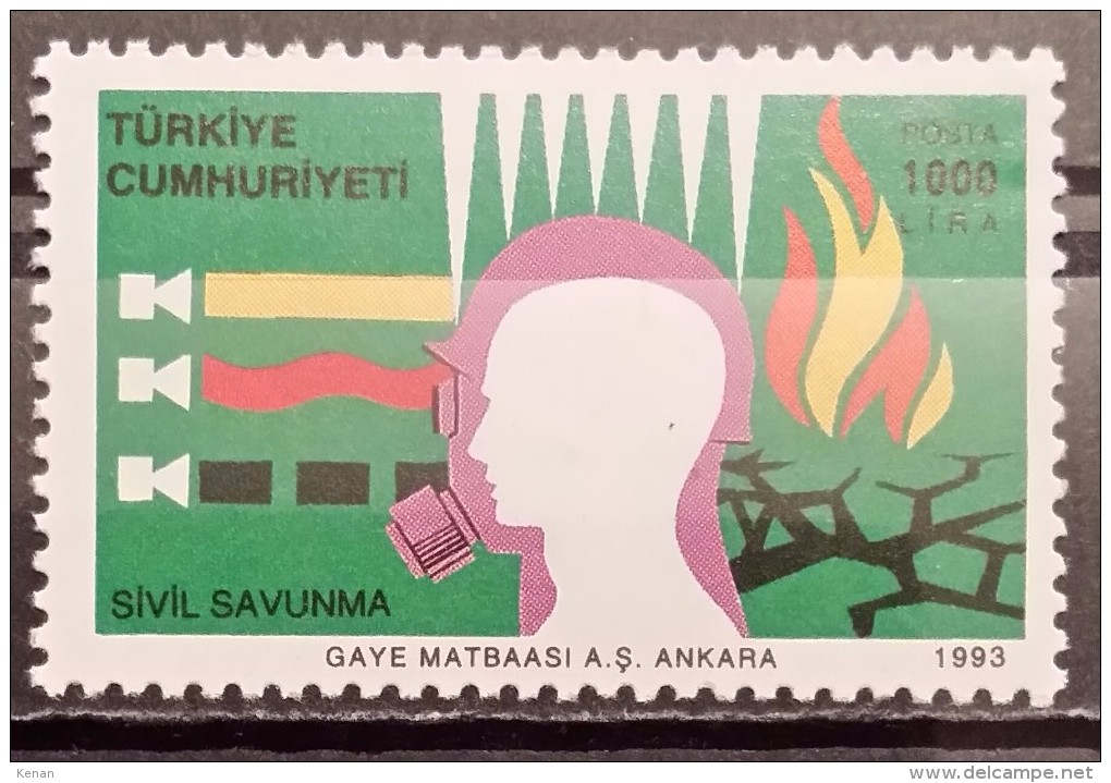 Turkey, 1993, Mi: 3009 (MNH) - Neufs