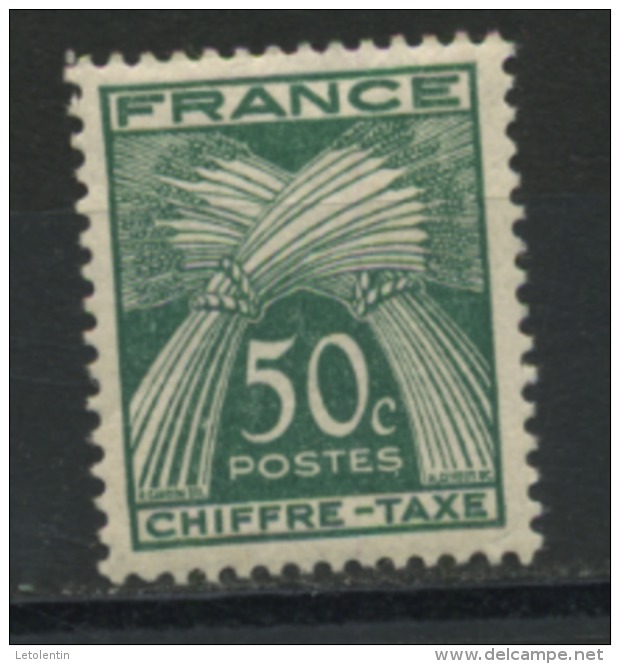 FRANCE - TAXE  - N° Yvert 69** - 1859-1959 Nuovi