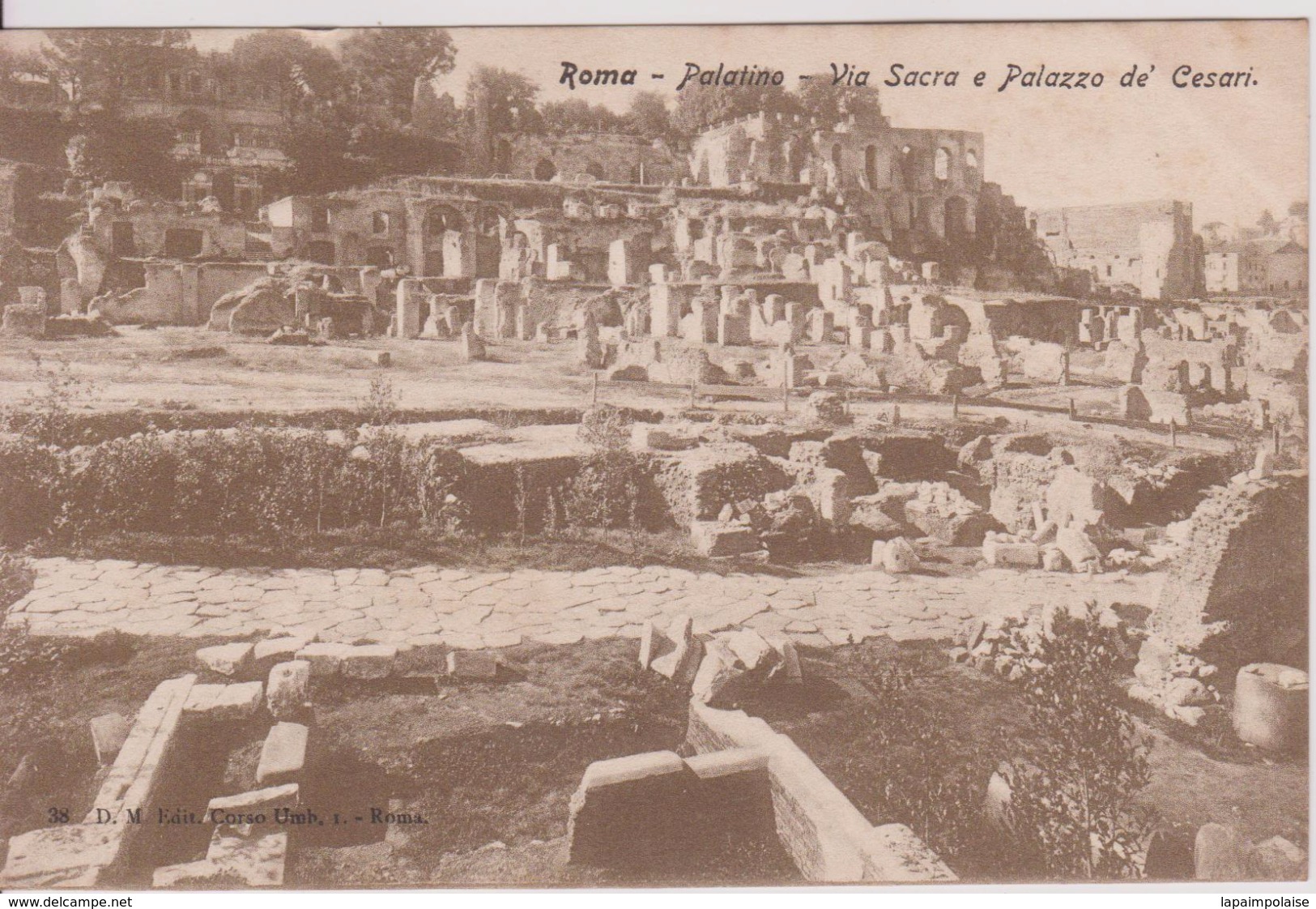 ITALIE  LAZIO ROMA  " Palatino Via Sacre E Palazzo De' Cesari  " - Altri & Non Classificati