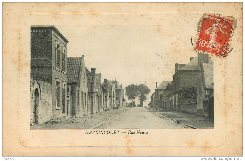 Dép 62 - Havrincourt - Rue Neuve - état - Otros & Sin Clasificación