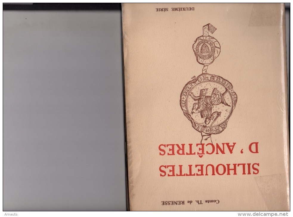 Silhouette D'ancêtres : 2 Série Photo Theodore De Renesse Gouverneur De Limbourg Président Conseil Héraldique 1928 - Autres & Non Classés