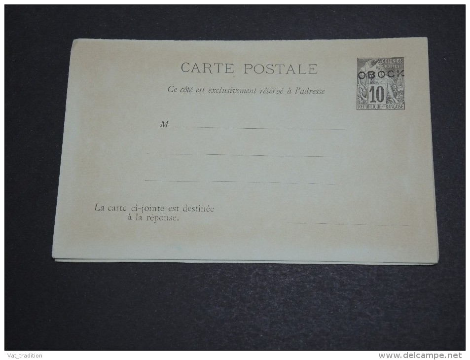 FRANCE / OBOCK - Entier Postal  Type Dubois - A Voir - L  3905 - Covers & Documents