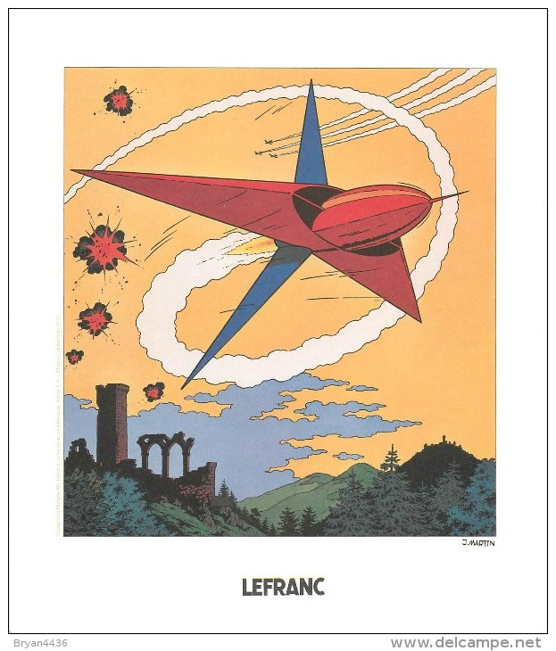 EX-LIBRIS - J. MARTIN - "LEFRANC" - FORMAT (21 X 24 Cm)- CASTERMAN 2011 - TB. - Illustrateurs S - V