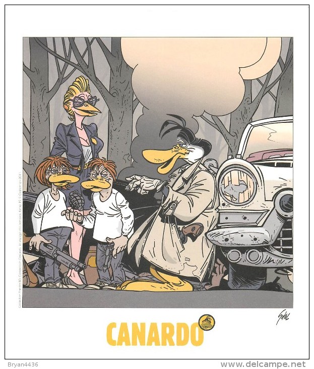 EX-LIBRIS - SOKAL - "CANARDO" - FORMAT (21 X 24 Cm)- CASTERMAN 2011 - TB. - Illustrateurs S - V