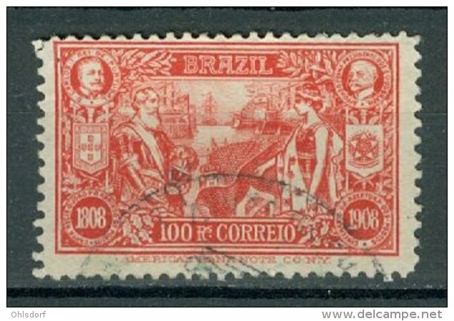 BRASIL 1908: YT 143 / Sc 190, O - FREE SHIPPING ABOVE 10 EURO - Used Stamps